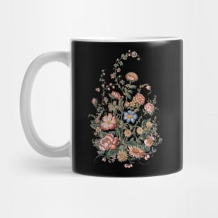 Cottagecore flower dark floral design Mug